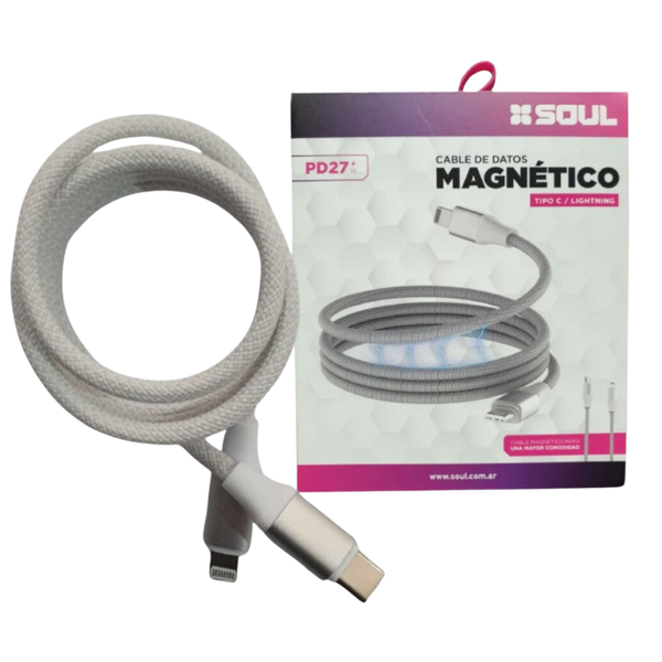 Producto - Cable Usb Soul Magnetico TIPO C A LIGHTNING
