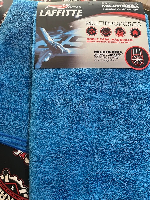 Producto - 2x Paño Multiuso de Microfibra Laffitte  40x80