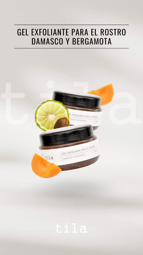 Producto - Gel exfoliante para el rostro damasco y bergamota