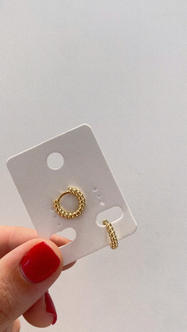 Producto - Argollas Gala doradas. ACERO