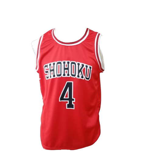 Producto - Musculosa Slam Dunk Shohoku Akagi 4 Roja / Anime (SLAMDUNKREAD5)