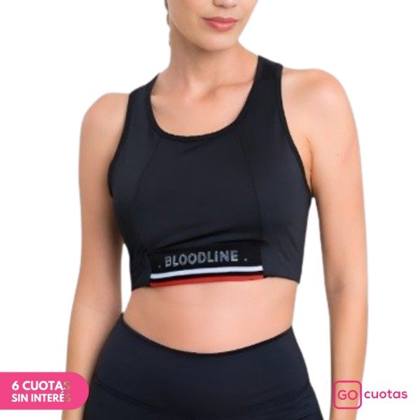 Producto - Top deportivo Eli Negro bloodline Calidad Premium