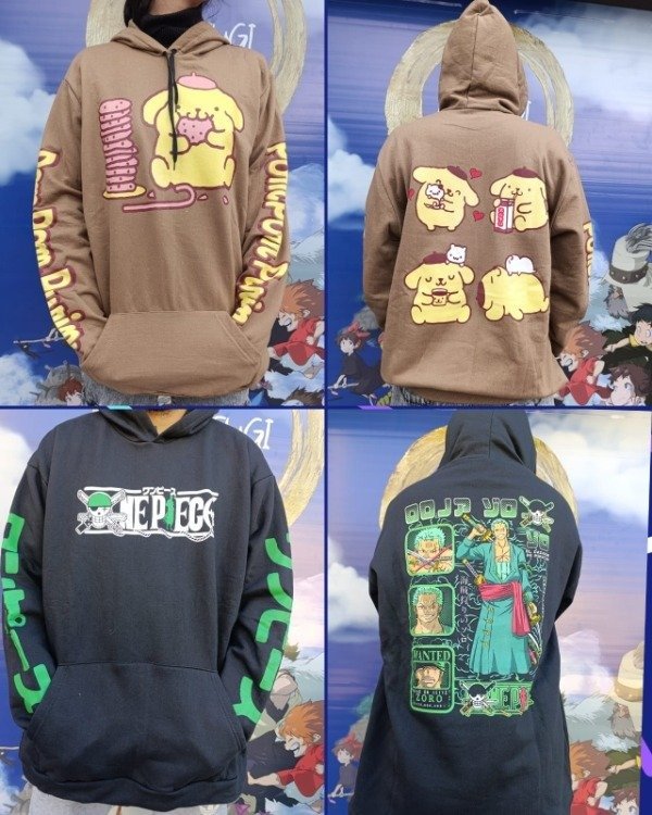 Producto - Buzo Zoro , Pompompurin Sanrio Oversize (Ingrese para elegir)frizados
