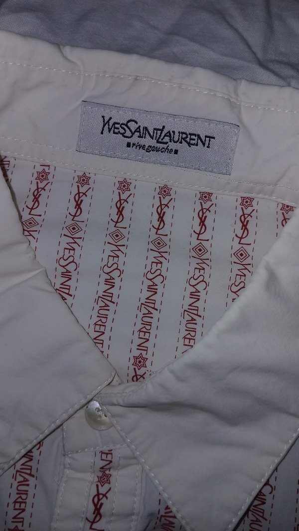 Producto - 80s Yves Saint Laurent legit monogram shirt. - 1