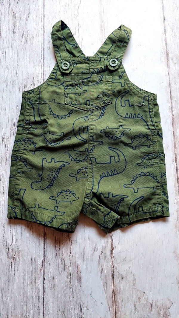 Producto - JARDINERO VERDE DINOS CARTERS 3 MESES