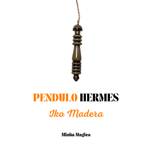 Producto - Pendulo IKO Madera Hermes Radiestesia