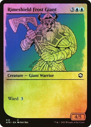 Producto - Rimeshield Frost Giant (Showcase Foil)
