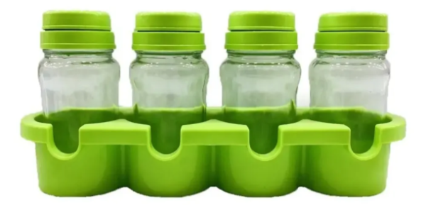 Producto - SET especieros x4 y base