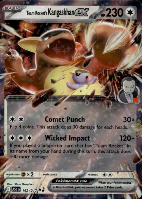 Producto - Team Rocket's Kangaskhan ex (162/217) [Mega Evolution: Ascended Heroes]