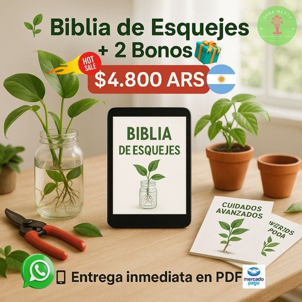 Producto - PACK EXCLUSIVO: Biblia de Esquejes + 2 Bonos Especiales