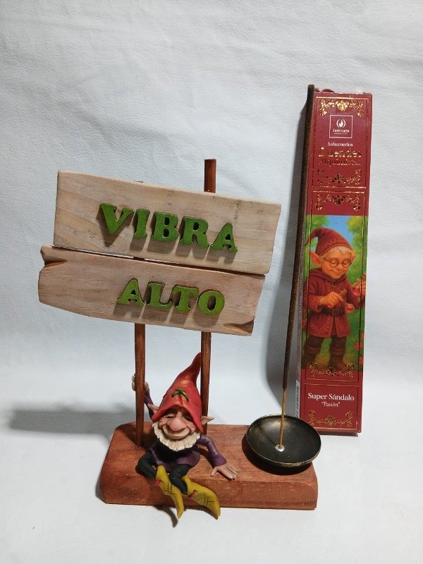Producto - Porta sahumerio artesanal vibra alto + SAHUMERIOS DE REGALO
