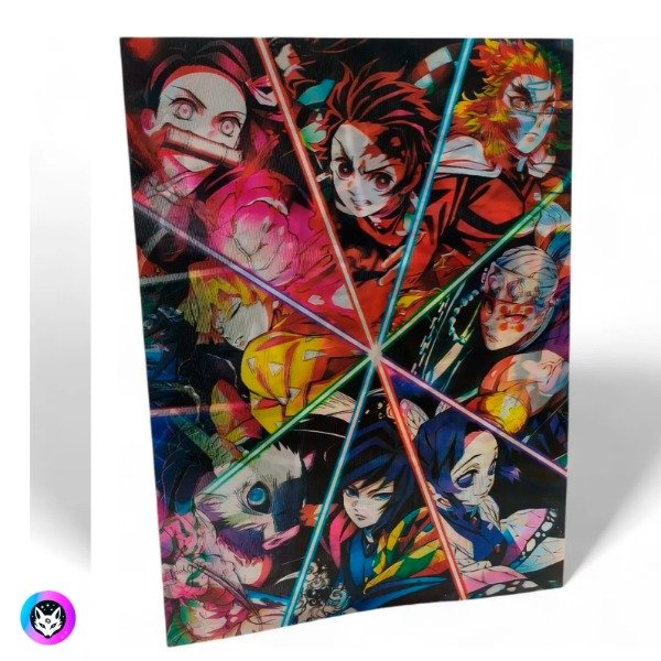 Producto - Poster lenticular A3  "DEMON SLAYER"