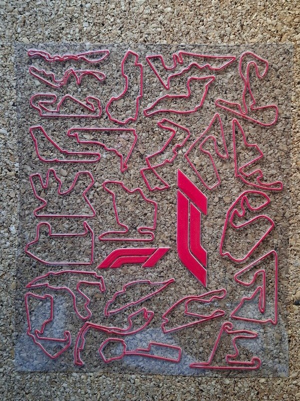 Producto - Plancha circuitos color rojo