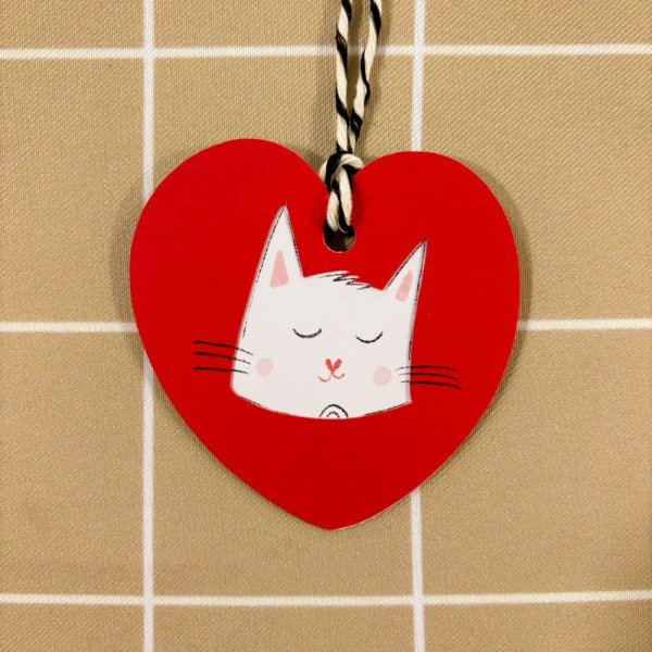 Producto - Tags Michi Corazón