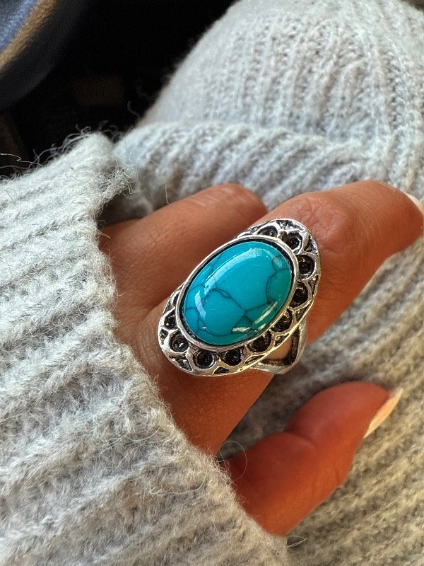 Anillo Turquesa Elegir Modelo - ROMANA JOYAS