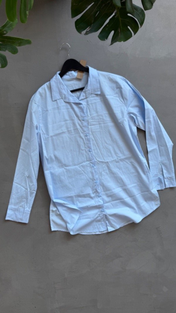 Producto - CAMISA SOLANA - CELESTE