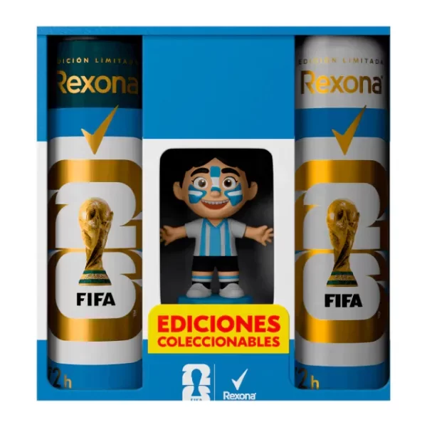 Producto - REXONA PACK MUNDIAL MUÑECO+AER MEN+AER