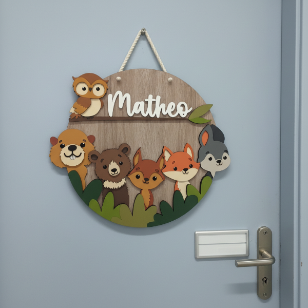 Producto - CARTEL ANIMALITOS DEL BOSQUE