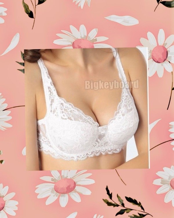 Producto - Corpiño de encaje Blanco T105