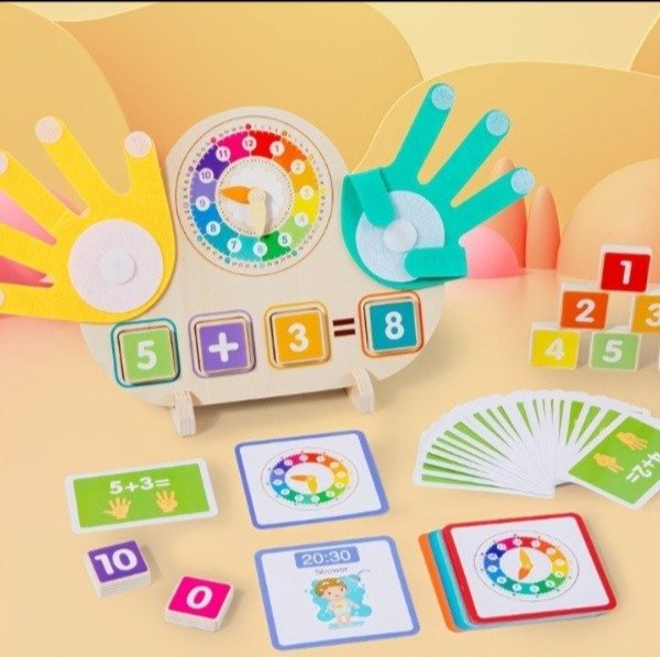 Producto - Juego Dedos Reloj Montessori