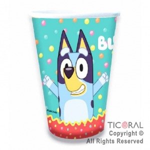 Producto - VASO POLIPAPEL BLUEY X8U