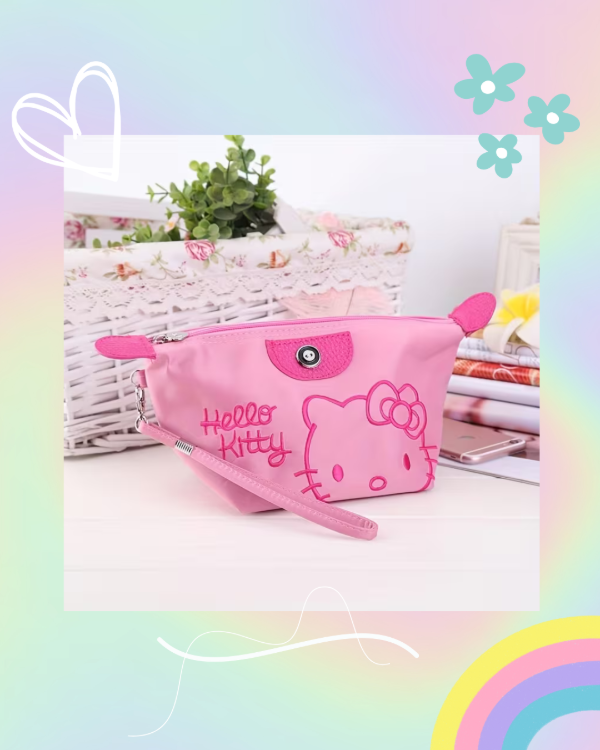 Producto - Cartuchera Hello Kitty Rosa con Bordado - 0