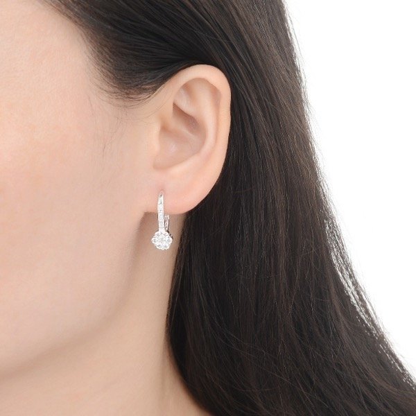 Producto - Aros Brizura De Flor Blanco