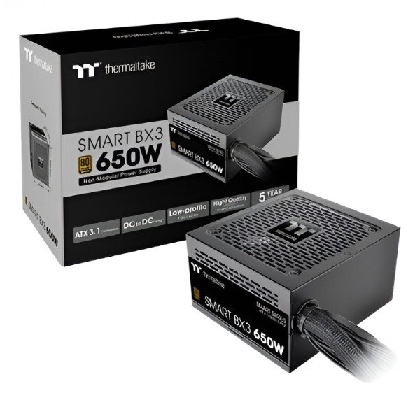 Producto - FUENTE GAMER THERMALTAKE SMART BX3 650W 80 PLUS BRONZE