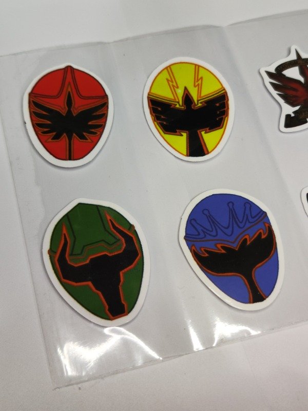 Producto - Pack Stickers / Power Rangers Lote N3 5 cm - 2