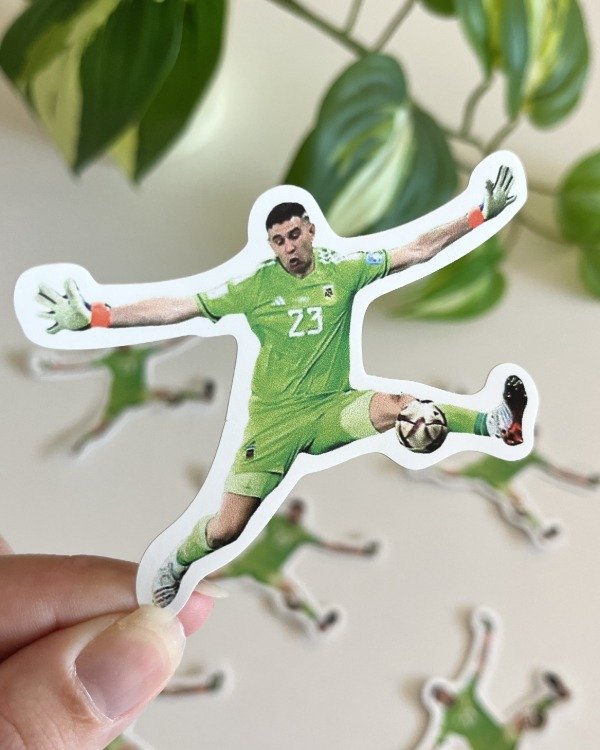 Producto - Sticker Blanco UV - Dibu Martinez