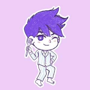 Producto - Stickers en Vinilo - Omori - Hero