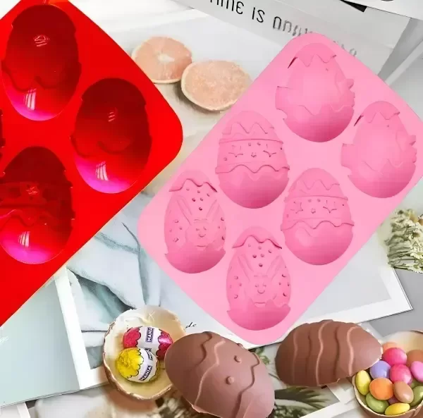 Producto - Molde 6 huevos decorados conejito - 2