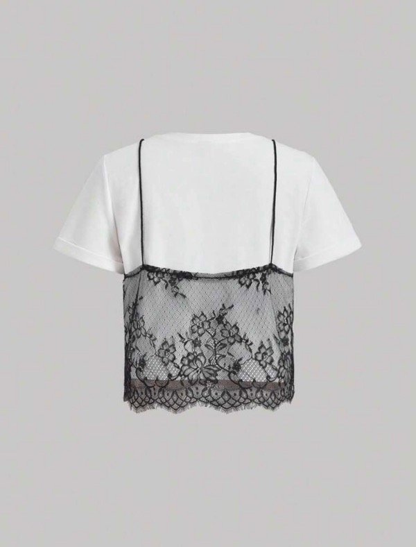 Producto - Remera SHEIN con encanje - 1