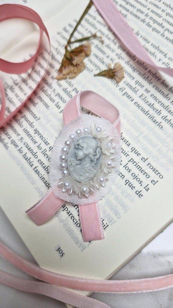 Producto - Prendedor Lazo Rosa Alegria