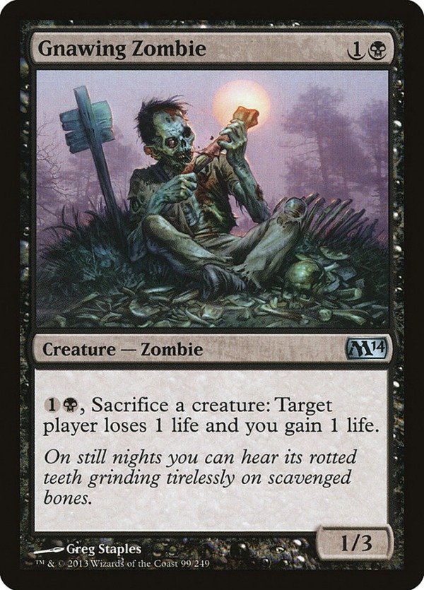 Producto - Gnawing Zombie  Magic 2014 Core Set