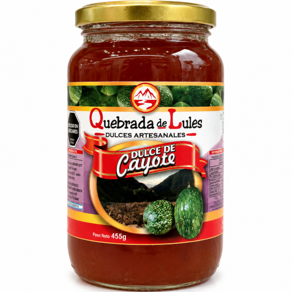 Producto - DULCE DE CAYOTE QUEBRADA LULES 470gr