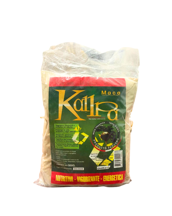 Producto - MACA BLANCA ORGÁNICA KALLPA 500G