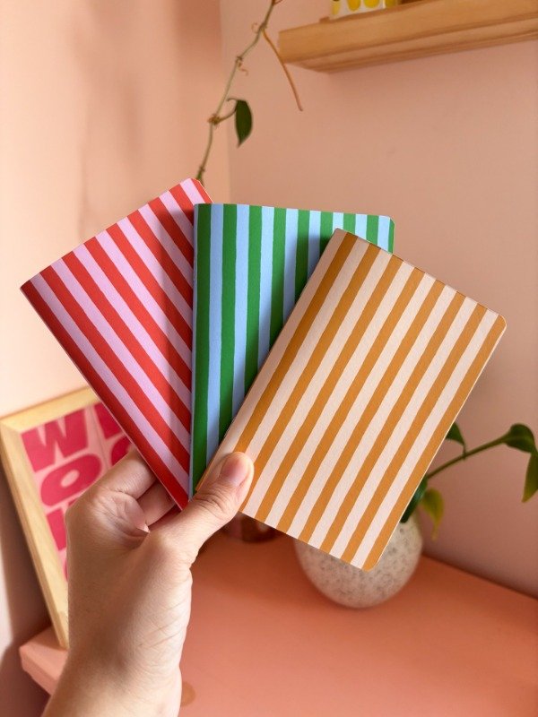Producto - Pack de Libretas Pocket "Rayas"
