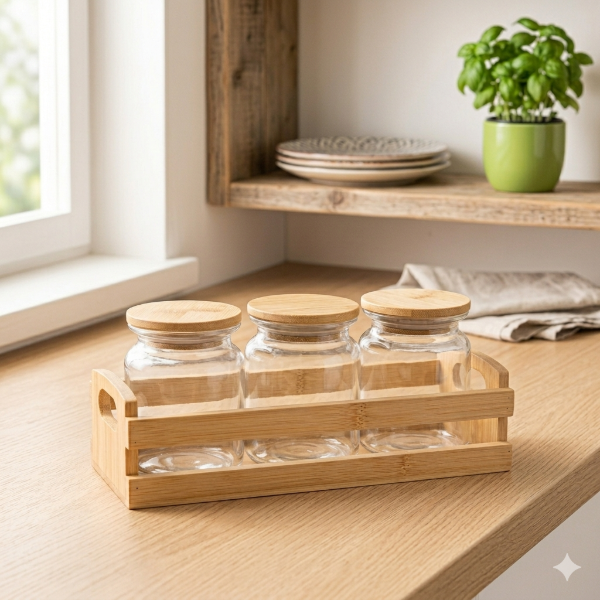 Producto - Especiero de vidrio x3