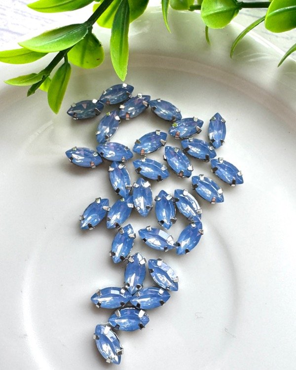 Producto - 5X10 NAVETTE MINI CELESTE OPAL