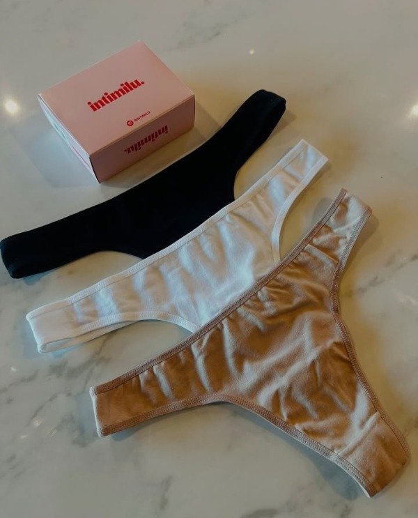 Producto - Pack x3 less de algodón intimilu