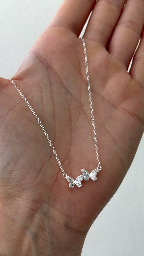 Producto - Conjunto doble mariposa chica 40 a 45cm ACERO BLANCO
