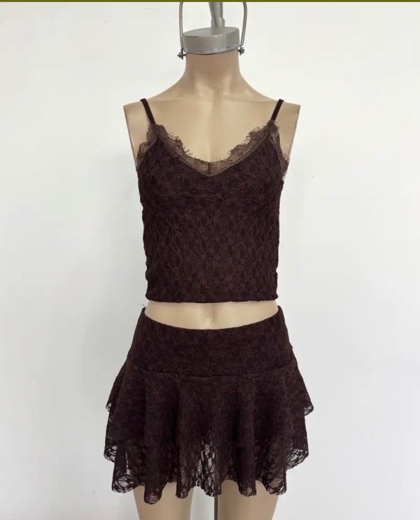 Producto - Mini short encaje olimpia - 2