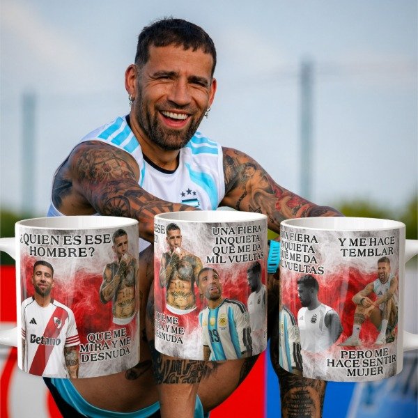 Producto - Plantilla para taza de NICOLAS OTAMENDI quien es ese hombre 2