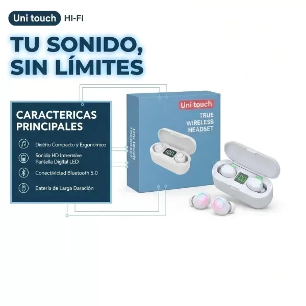 Producto - Auriculares inalámbricos UNI-Touch - AAA - 2