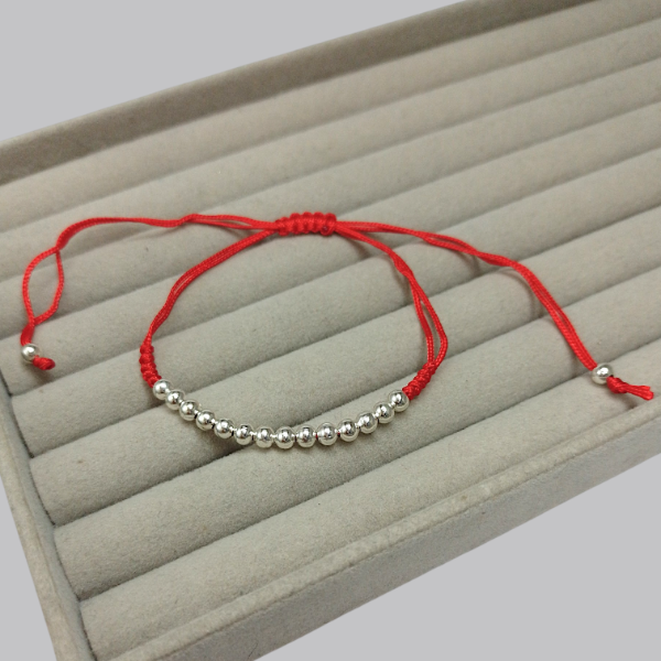 Producto - Pulsera hilo rojo regulable B