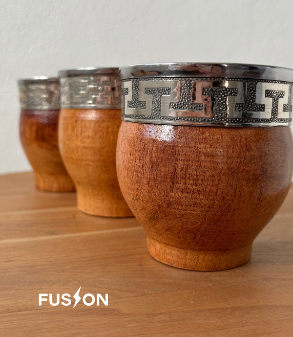 Producto - Mate Imperial de Algarrobo LAQUEADO - Virola de Acero