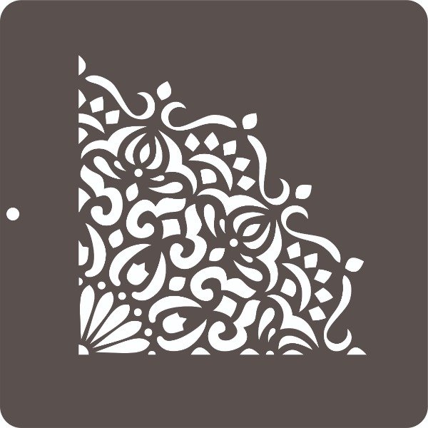 Producto - STENCIL MANDALACUARTOS 30X30 CM 14