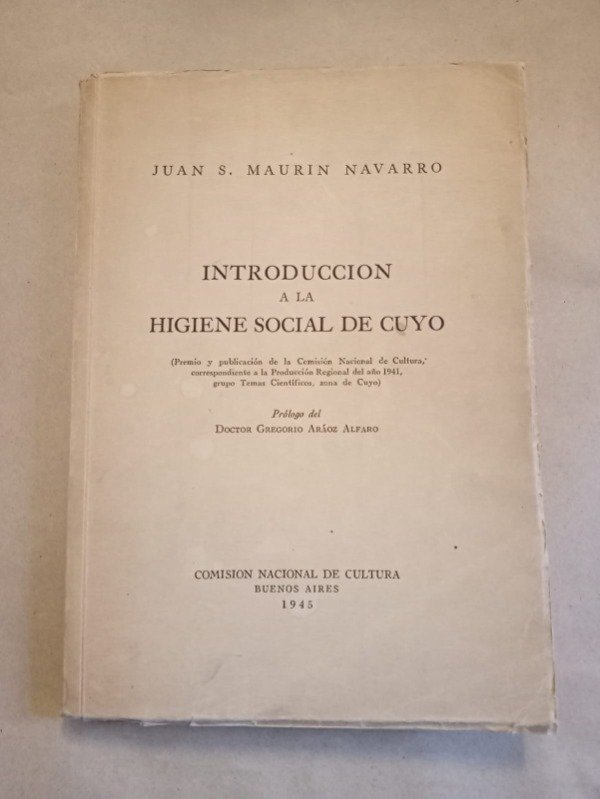 Producto - Introducción a la higiene social - Juan Maurin Navarro - Comisión cultura 1945