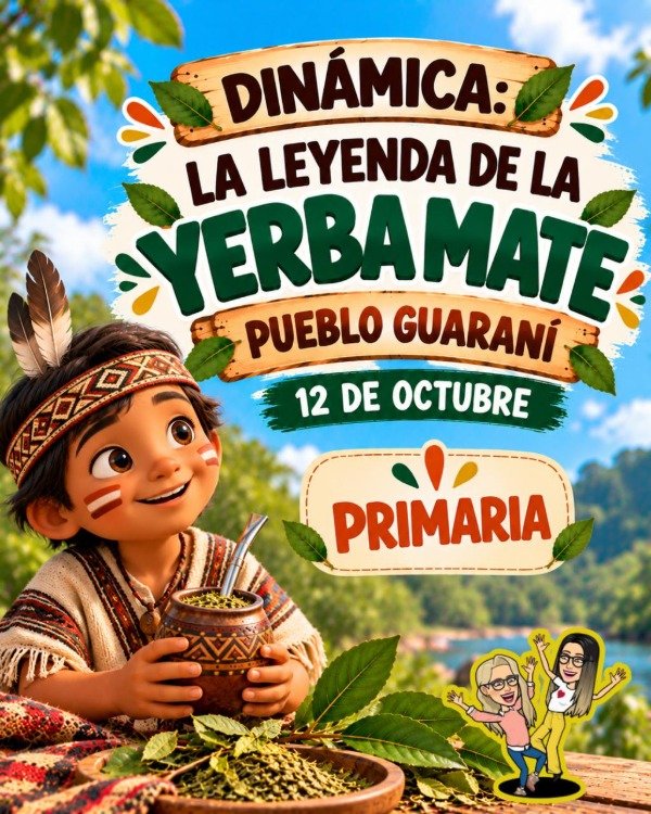 Producto - DINÁMICA. LA LEYENDA DE LA YERBA MATE. PUEBLO GUARANÍ. 12 DE OCTUBRE. PRIMARIA